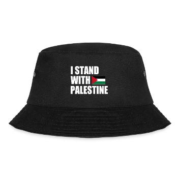 I stand with palestine - Bob - noir - Devant - Lela (165cm)