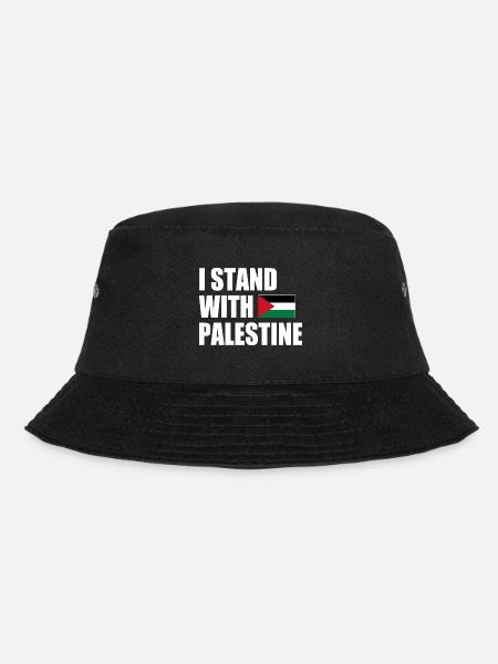 I stand with palestine - Bucket Hat - black