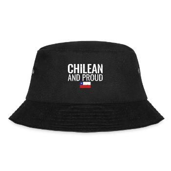 Chilean And Proud Chile Flag - Bucket Hat - black - Front - Lela (165cm)