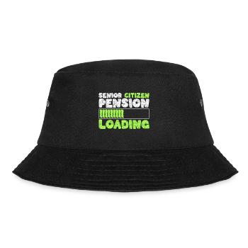Rentner Ruhe Senior - Bucket Hat - Schwarz - Vorne - Lela (165cm)