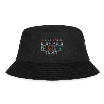 Radio Musik Stimme Kanal - Bucket Hat - Schwarz - Vorne - Lela (165cm)
