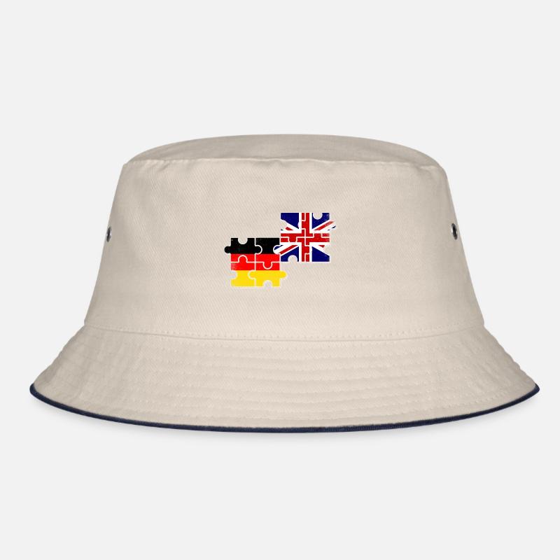 Großbritannien Flagge Deutschland Britisch Deutsch Bucket Hat