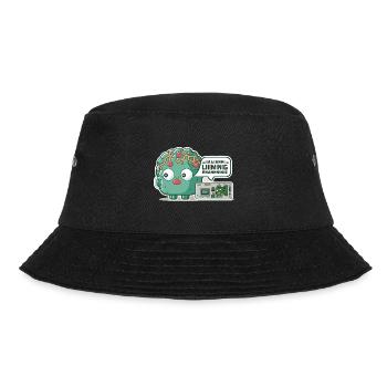 Das Gehirn der Maschine - Bucket Hat - Schwarz - Vorne - Lela (165cm)