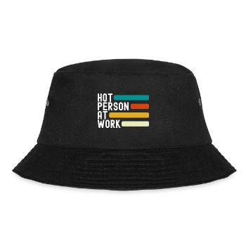 Hot Person At Work Gym Self Love - Bucket Hat - Schwarz - Vorne - Lela (165cm)