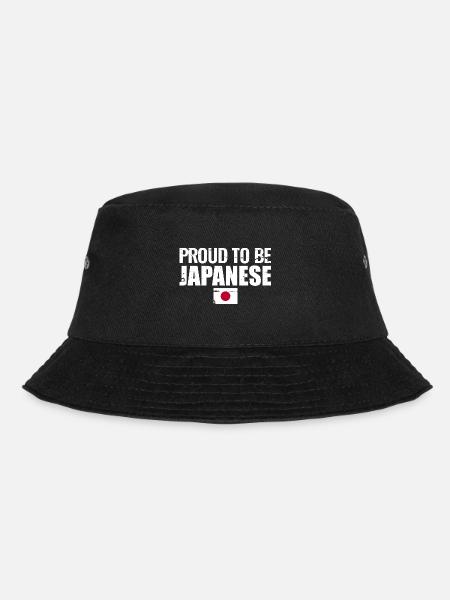 Proud To Be Japanese Japan Japanisch Japaner - Bucket Hat - black