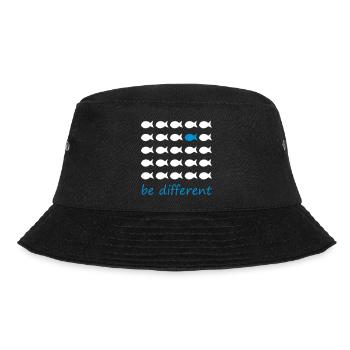 Be different - Bucket Hat - black - Front - Lela (165cm)