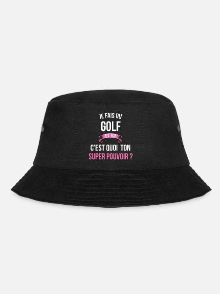 Golf super pouvoir femme - Bob - noir