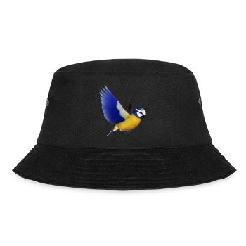 Der Diebstahl der Meise - Bucket Hat - Schwarz - Vorne - Lela (165cm)