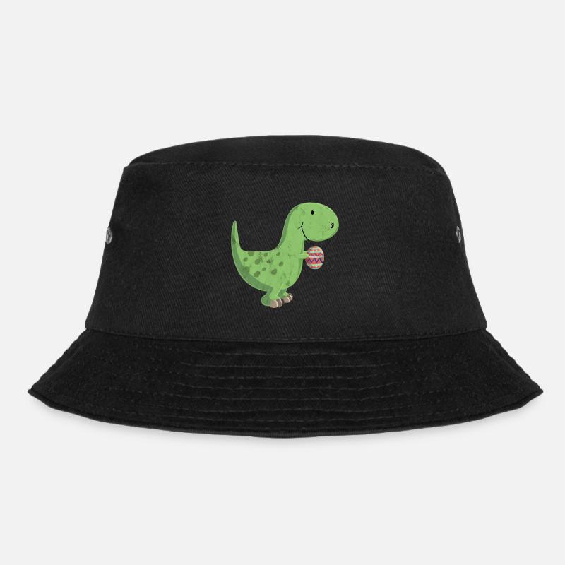 Dino und das bunte Ei - Bucket Hat - Schwarz