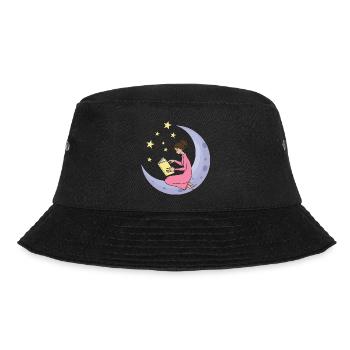 la lune étoiles filles femme apprendre le livre - Bob - noir - Devant - Lela (165cm)