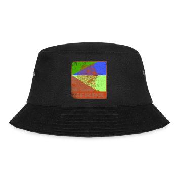 Gerbil im Used Look - Bucket Hat - Schwarz - Vorne - Lela (165cm)