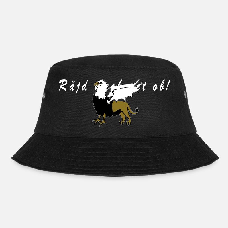 Greif Vogel Löwe Siegerländer Platt - Bucket Hat - Schwarz