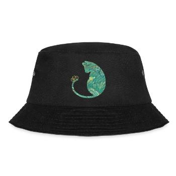 cat and bike e 71 - Bucket Hat - black - Front - Lela (165cm)