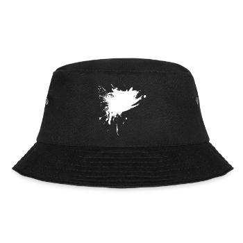 Fleck Bürste Klecks Vektor Design Neu - Bucket Hat - Schwarz - Vorne - Lela (165cm)