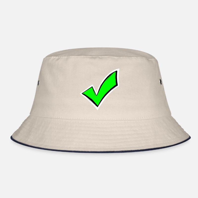 Häkchen hacken Farbig gesehen Bucket Hat