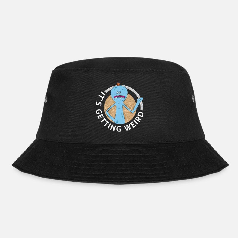 Rick And Morty Mr Meeseeks It's Getting Weird - Bucket Hat - Schwarz