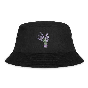 Bouquet of lavender - Bucket Hat - black - Front - Lela (165cm)