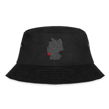 Saarland Heart - I love Saarland - Bucket Hat - black - Front - Lela (165cm)