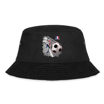 FRANCE FOOTBALL SOCCER PLAY T SHIRTS, GIFTS - Bucket Hat - black - Front - Lela (165cm)