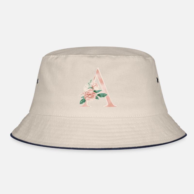 Letter A - Initial Bucket Hat