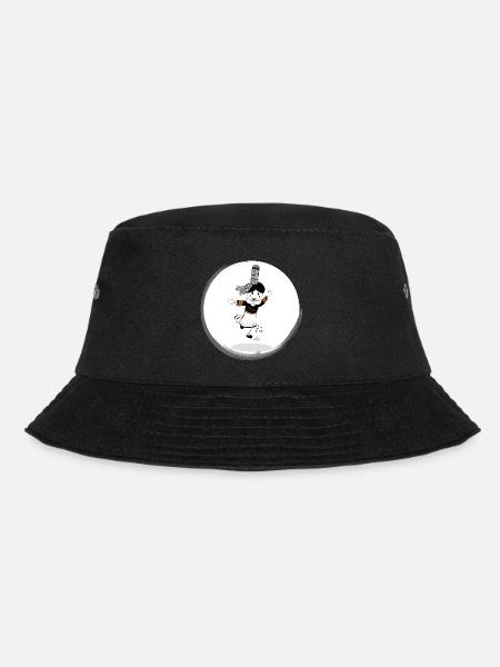 breton gift - Bucket Hat - black
