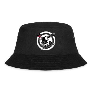 Antifa on Wheels - Bucket Hat - Schwarz - Vorne - Lela (165cm)