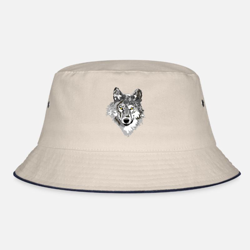 Wolf dark Bucket Hat