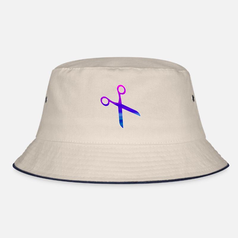 Barber scissors Bucket Hat