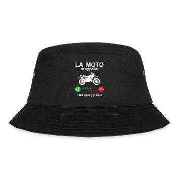 LA MOTO M'APPELLE FAUT QUE J'Y AILLE - Bob - noir - Devant - Lela (165cm)