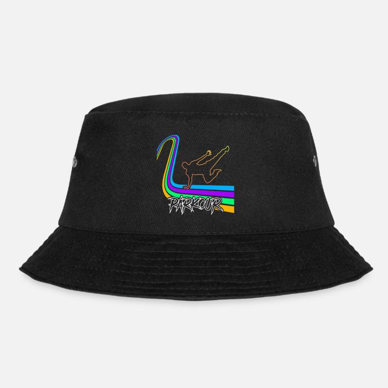 Parkour - Bucket Hat - Schwarz