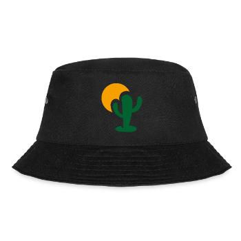 Sun Cactus Design - Bucket Hat - black - Front - Lela (165cm)