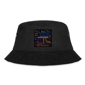 Achensee, Tyrol - Bucket Hat - black - Front - Lela (165cm)