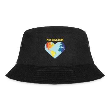 No racism tolerance gift human rights - Bucket Hat - black - Front - Lela (165cm)