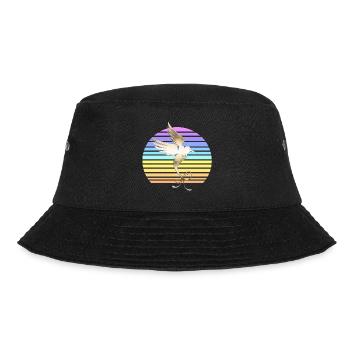 Hummingbird at sunset - Bucket Hat - black - Front - Lela (165cm)