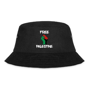 free palestine palestine poing fist - Bob - noir - Devant - Lela (165cm)