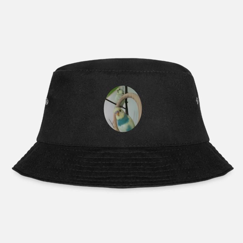 Wellensittiche Wellensittich - Bucket Hat - Schwarz