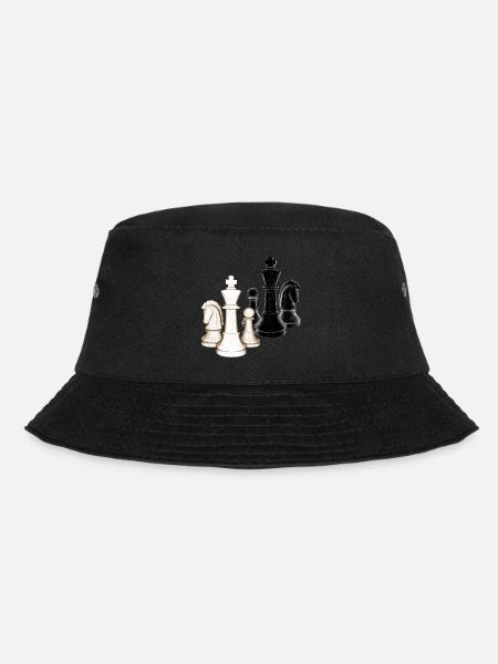 Échecs, pièces d’échecs, blanc, noir - Bob - noir