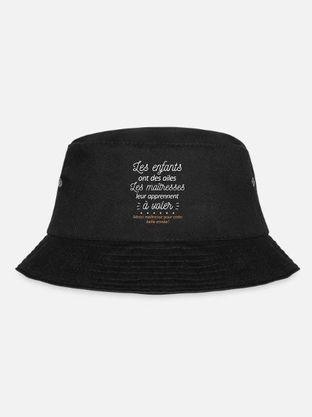 CADEAU MERCI MAITRESSE ENFANTS - Bob - noir
