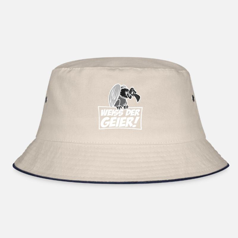 Weiss der Geier Bucket Hat