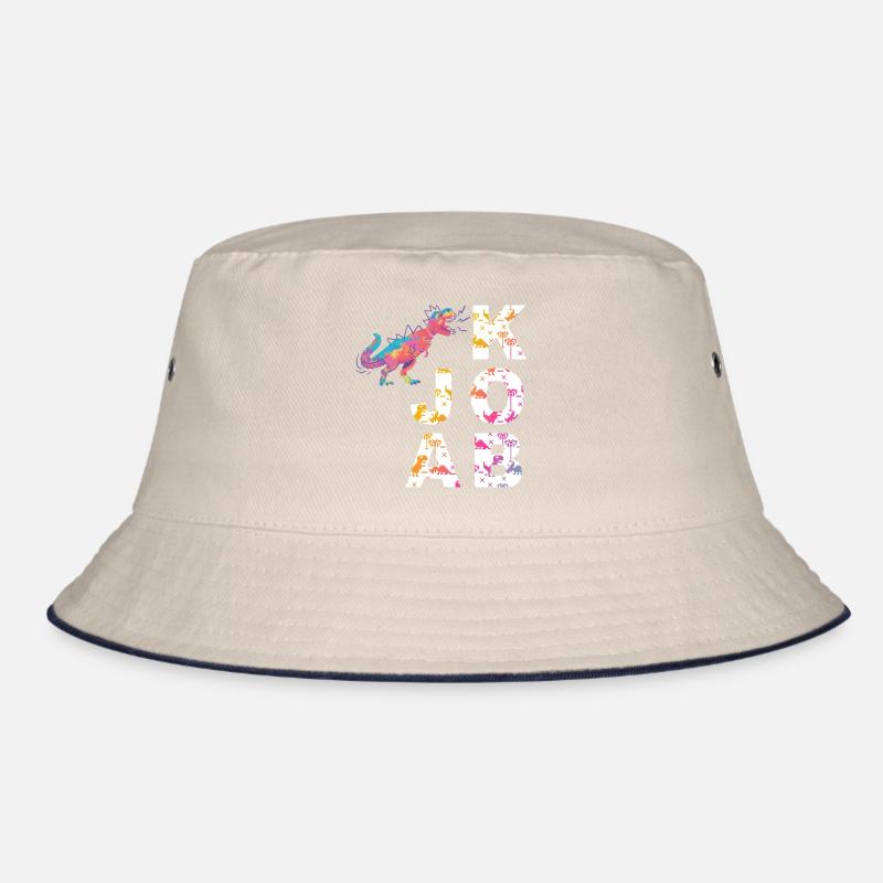 Jakob - Cooler Jungen Name mit coolen Dinosauriern Bucket Hat