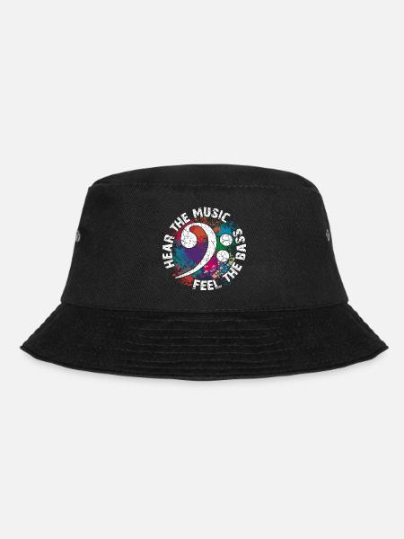Spüre den Bass - Bucket Hat - Schwarz