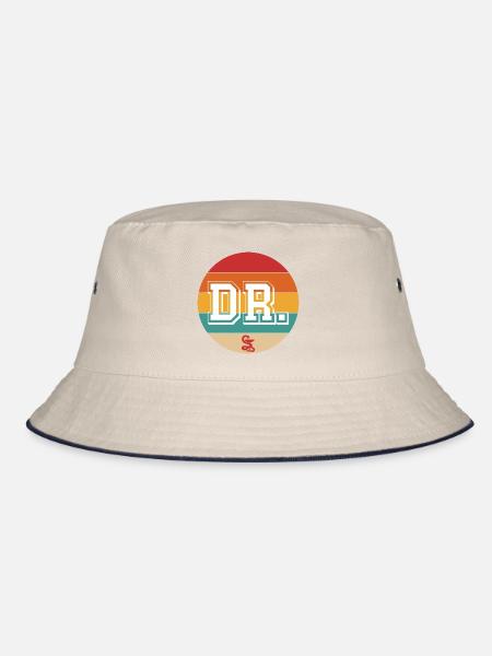 Arzt - Bucket Hat - Natur/Navy - Vorne