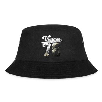 48TH BIRTHDAY VINTAGE 1978 - Bucket Hat - black - Front - Lela (165cm)