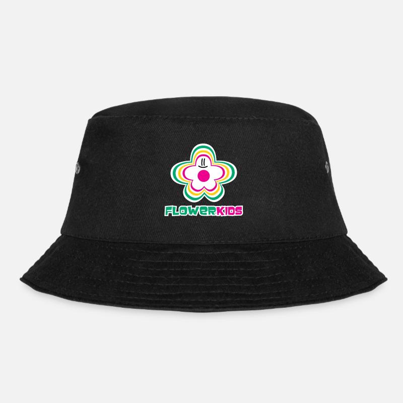 FLOWERKIDS (Pulse logo) - Bucket Hat - black