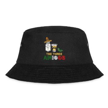 The 3 Three Amigos T-shirt - Salt, Tequila & Lime - Bucket Hat - black - Front - Lela (165cm)