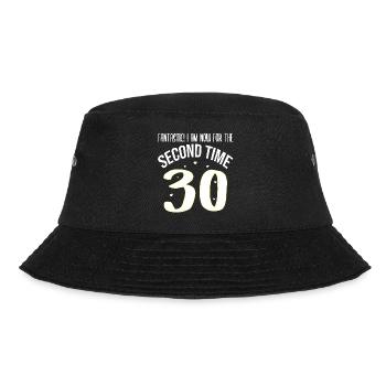 Geburtstag Frau lustige Sprüche 60 Jahre Geschenk - Bucket Hat - Schwarz - Vorne - Lela (165cm)