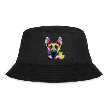 Shepherd dog in Bunt - Bucket Hat - black - Front - Lela (165cm)