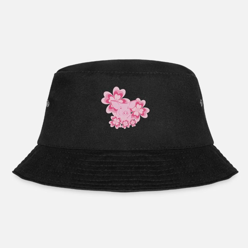 Schwein - Bucket Hat - Schwarz
