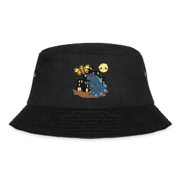 Der Kampf der Monster - Bucket Hat - Schwarz - Vorne - Lela (165cm)