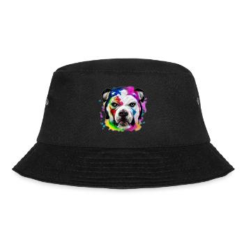 American Bulldog in color - Bucket Hat - black - Front - Lela (165cm)